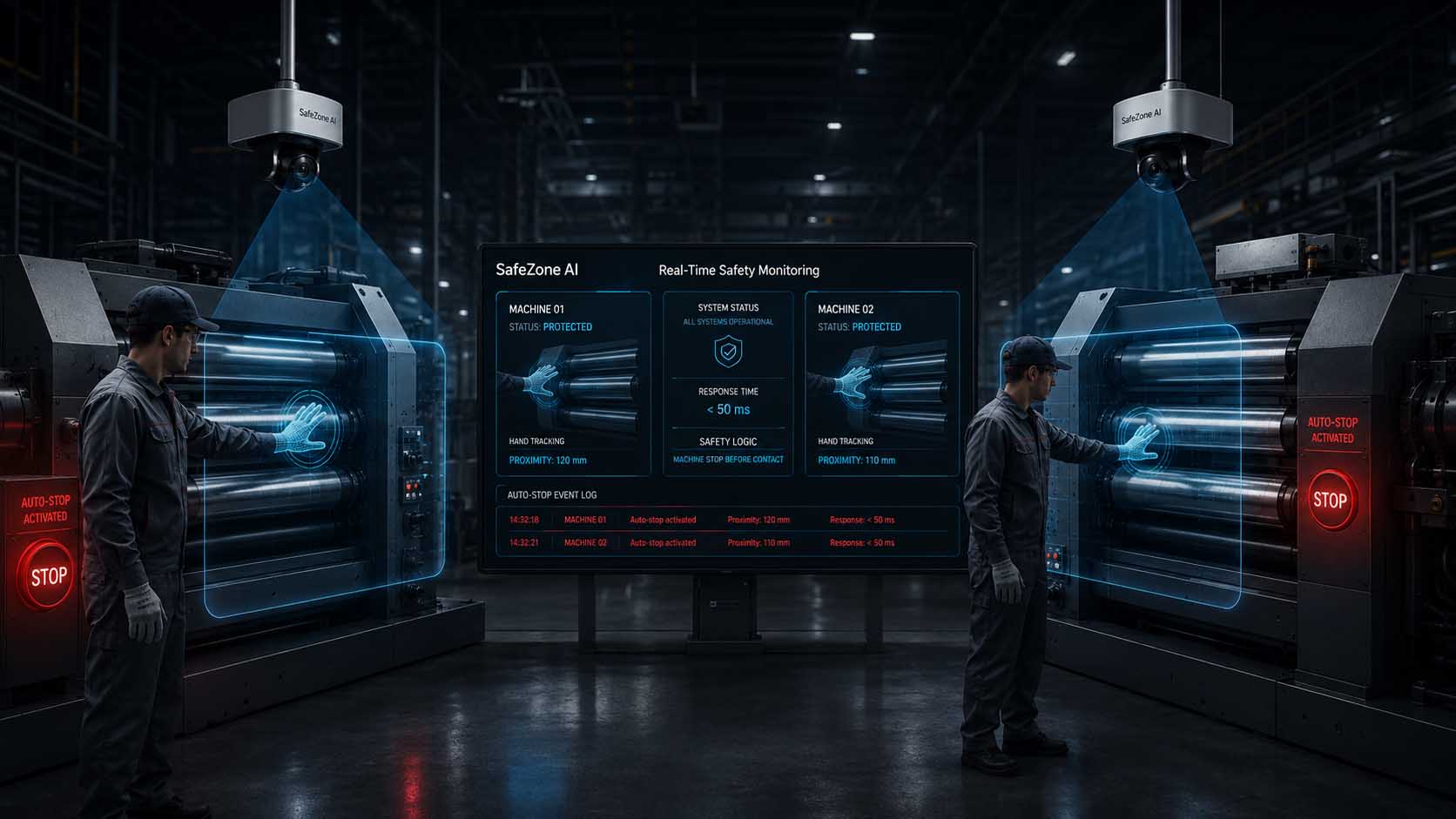 SafeZone AI technical overview visual